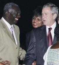 Bush Holds Bilateral Talks With Prez Kufuor Today